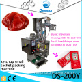 Measuring pump ketchup filling small pouch packing machine